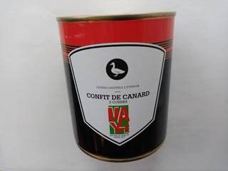 Conserve de confit de canard